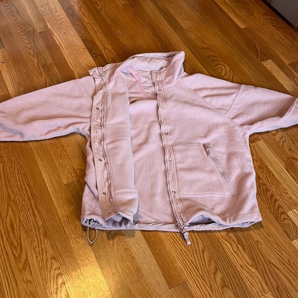 Free People Movement Hit The Trails Fleece Teddy Jacket size XL NWT - Picture 8 of 15